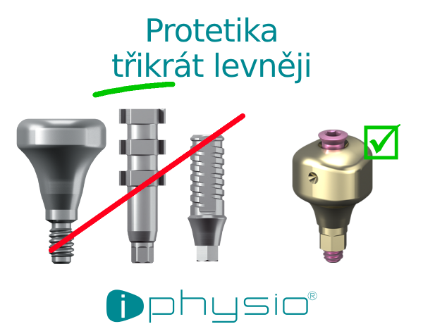 iPhysio implantáty ETK - Protetika 3x levněji